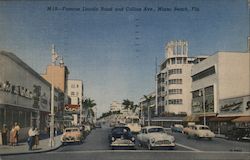 Famous Lincoln Road and Collins Ave Miami Beach, FL Postcard Postcard Postcard