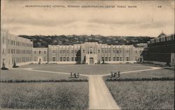 Nueropsychiatric Hospital, Veterans Administration Center Togus, ME Postcard Postcard Postcard