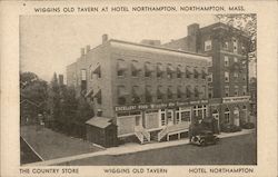 Wiggins Old Tavern at Hotel Northampton & The Country Store Postcard