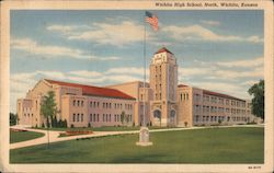 Wichita high School North Kansas Postcard Postcard Postcard