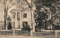 A Summer Residence on Cape Cod Postcard