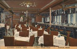 Locke - Ober Cafe Boston, MA Postcard Postcard Postcard