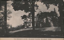 The President's House, Wellesley College Postcard