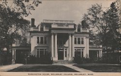 Washington House at Wellesley College Massachusetts Postcard Postcard Postcard