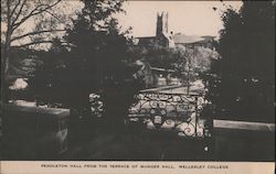 Pendleton Hall from the Terrace of Munger Hall, Wellesley College Postcard