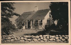 Typical Cape Cod House Postcard