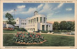 Hall of Waters, As Viewed from Siloam Gardens Postcard