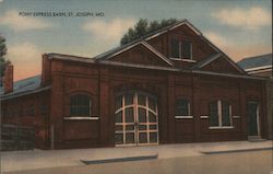 Pony Express Barn St. Joseph, MO Postcard Postcard Postcard