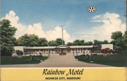 Rainbow Motel Postcard