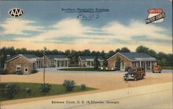 Belware COurt, U.S. 19, Southern Hospitality Supreme Ellaville, GA Postcard Postcard Postcard