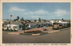 La Cresta Motor Court San Diego, CA Postcard Postcard Postcard