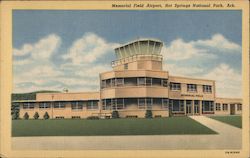 Memorial Field Airport Hot Springs National Park Postcard Postcard Postcard