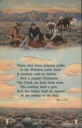 Cowboy Poetry Postcard