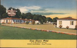 Casa Blanca Motel Dixon, CA Postcard Postcard Postcard