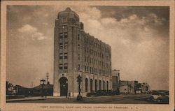 First National Bank and Trust Company of Freeport, Long Island Postcard