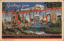 Greetings from Washington Postcard