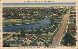 Bartlett Park Apartments Postcard