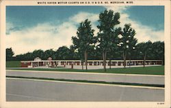 White Haven Motor Courts on U.S. & 11 & U.S. 80 Meridian, MS Postcard Postcard Postcard