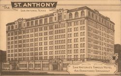 The St. Anthony San Antonio, TX Postcard Postcard Postcard