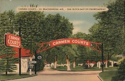 Carmen Courts San Antonio, TX Postcard Postcard Postcard