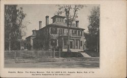 The Blaine Mansion Augusta, ME Postcard Postcard Postcard