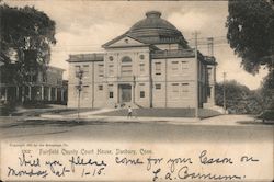 Fairfield County Court House Postcard