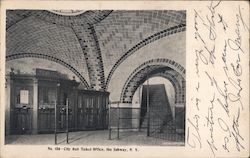 City Hall Ticket Office, The Subway New York City, NY Postcard Postcard Postcard