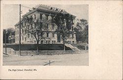 The High School Hannibal, MO Postcard Postcard Postcard