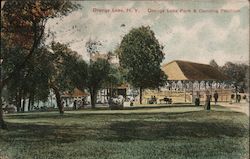 Orange Lake Park and Dancing Pavilion New York Postcard Postcard Postcard