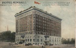 Hotel Kimball, In a Restful Environment but a Minute from Everywhere Postcard