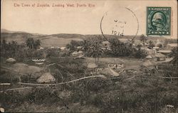 Town View Looking West Postcard