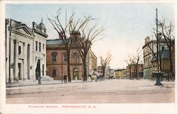 Pleasant Street Portsmouth, NH Postcard Postcard Postcard