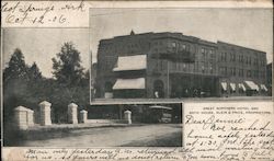 Great Northern Hotel and Bath House Postcard