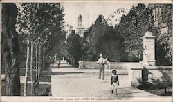 Government Walk, Bath House Row Hot Springs, AR Postcard Postcard Postcard