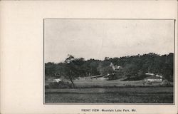 Front View - Mountain Lake Park Postcard