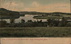 View of Country Club and Normal Hill Postcard