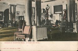 Interior of the Sitting Room, At Tampa Bay Hotel Florida Postcard Postcard Postcard