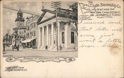 Greetings From Jacksonville Street in Jacksonville, Fla. Postcard