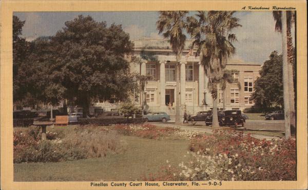 Pinellas County Court House Clearwater, FL Postcard