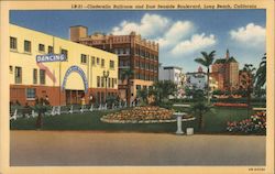 Cinderella Ballroom and East Seaside Boulevard Postcard