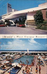 Beau Rivage "World's Most Unique Resort" On the Ocean at 99th Street- Bal Harbour Miami Beach, FL Postcard Postcard Postcard