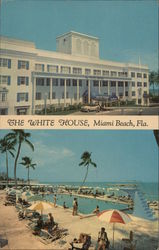 The White House On the Ocean at 15th Street- Air-Conditioned Miami Beach, FL Postcard Postcard Postcard