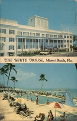 The White House On the Ocean at 15th Street Miami Beach, FL Postcard Postcard Postcard