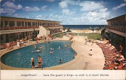 Monaco Luxury Resort Motel Miami Beach, FL Postcard Postcard Postcard