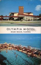 Olympia Motel Miami Beach, Florida Postcard Postcard Postcard