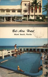 Bel-Aire Hotel Miami Beach, Florida Postcard Postcard Postcard