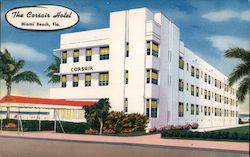 The Corsair Hotel Miami Beach, FL Postcard Postcard Postcard