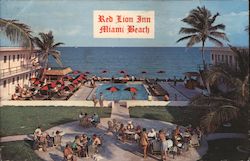 Red Lion Inn- 19051 Collins Avenue- Directly on the Ocean Miami Beach, FL Postcard Postcard Postcard