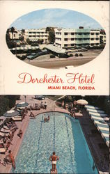 Dorchester Hotel Miami Beach, Florida Postcard Postcard Postcard