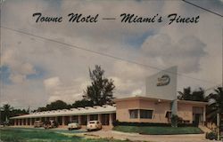 Towne Motel-Miami's Finest Florida Postcard Postcard Postcard